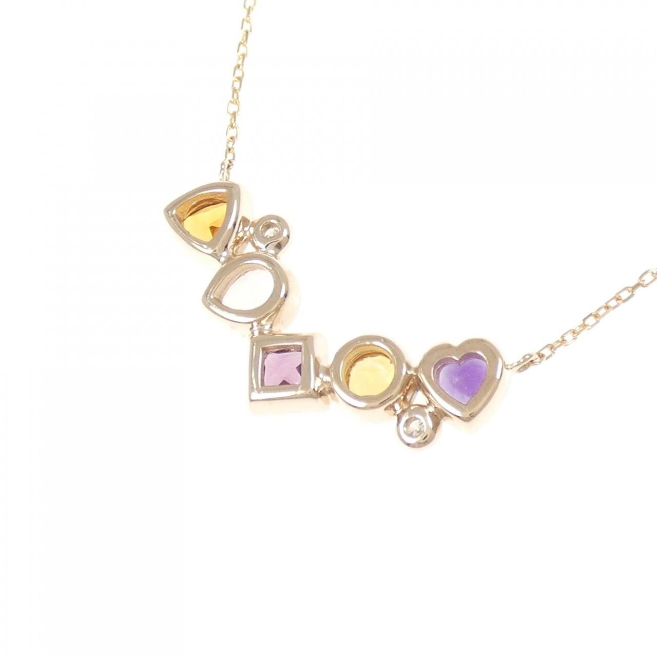 4°C Color Stone Necklace