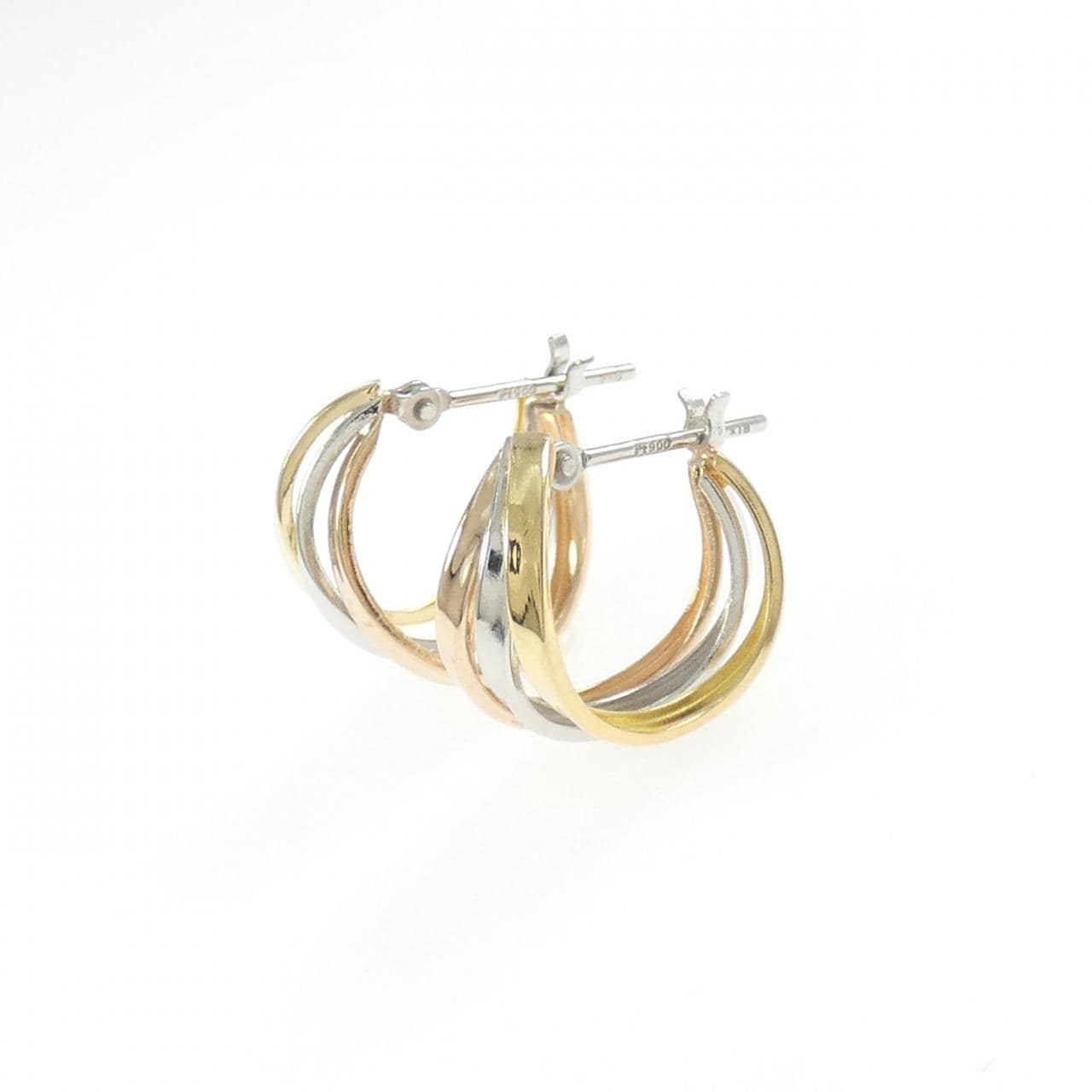 【新品】K18YG/K18PG/PT900 ピアス