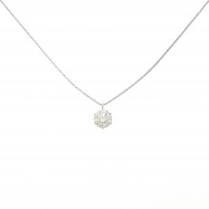 PT900/PT850 ソリティア ダイヤモンド ネックレス 0.537CT