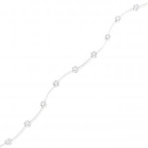 K18WG ダイヤモンド ブレスレット 0.96CT