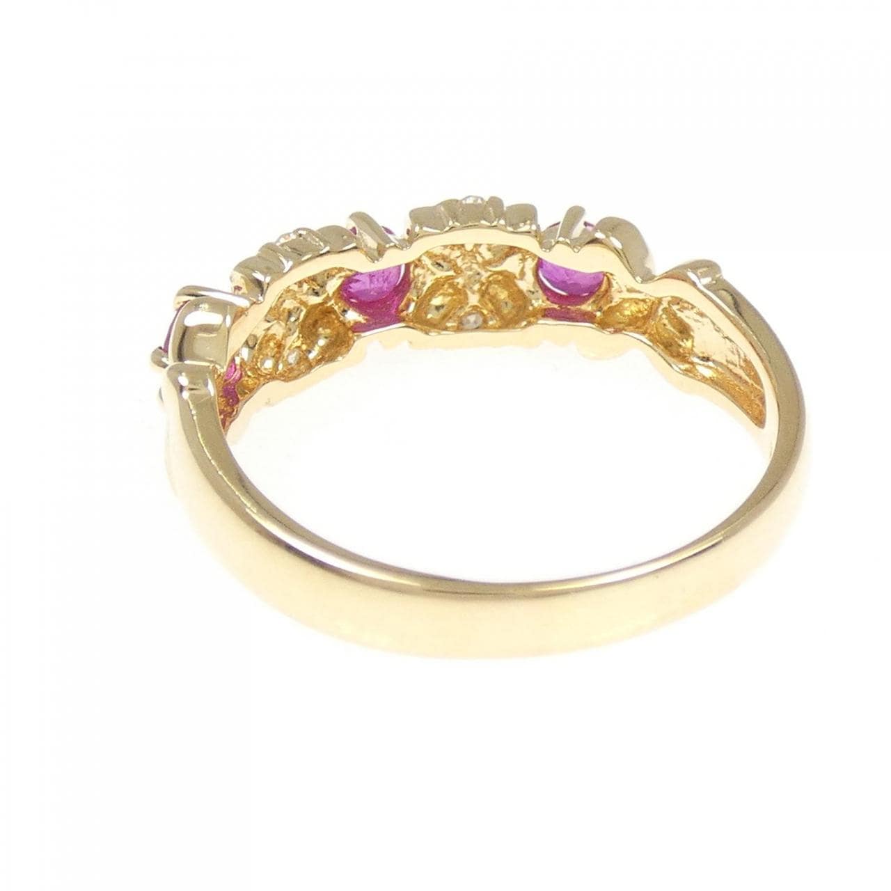 K18YG ルビー リング