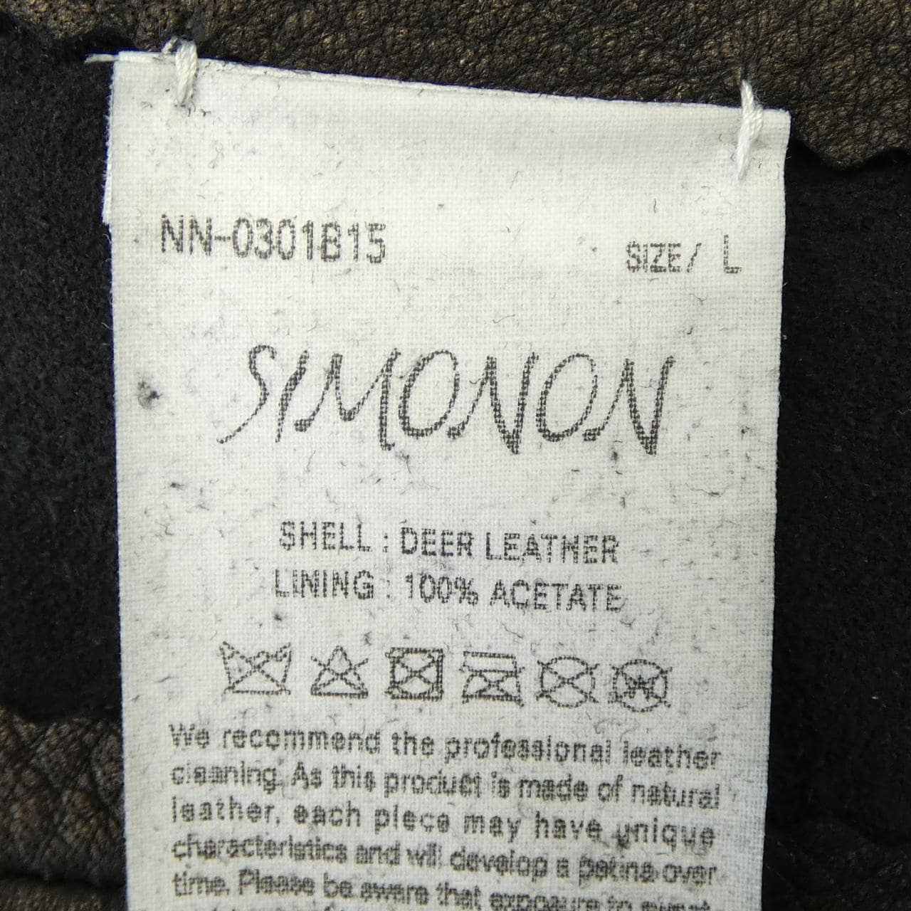 NICENESS NN0301B15 SIMONON レザージャケット