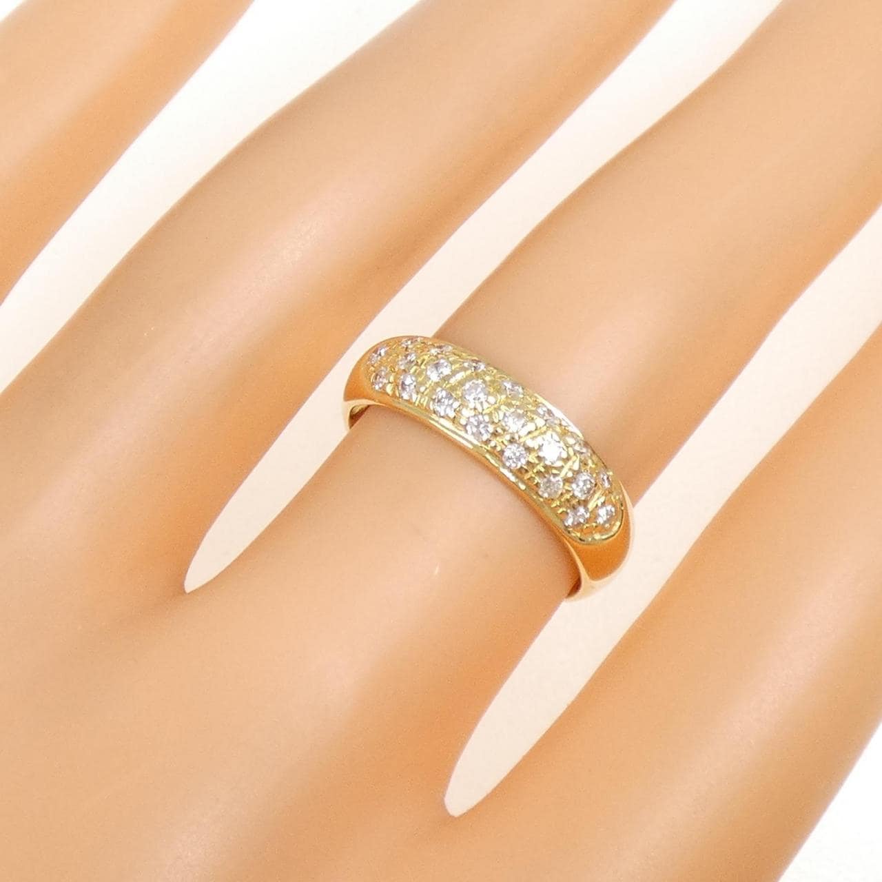 K18YG ダイヤモンド リング 0.28CT