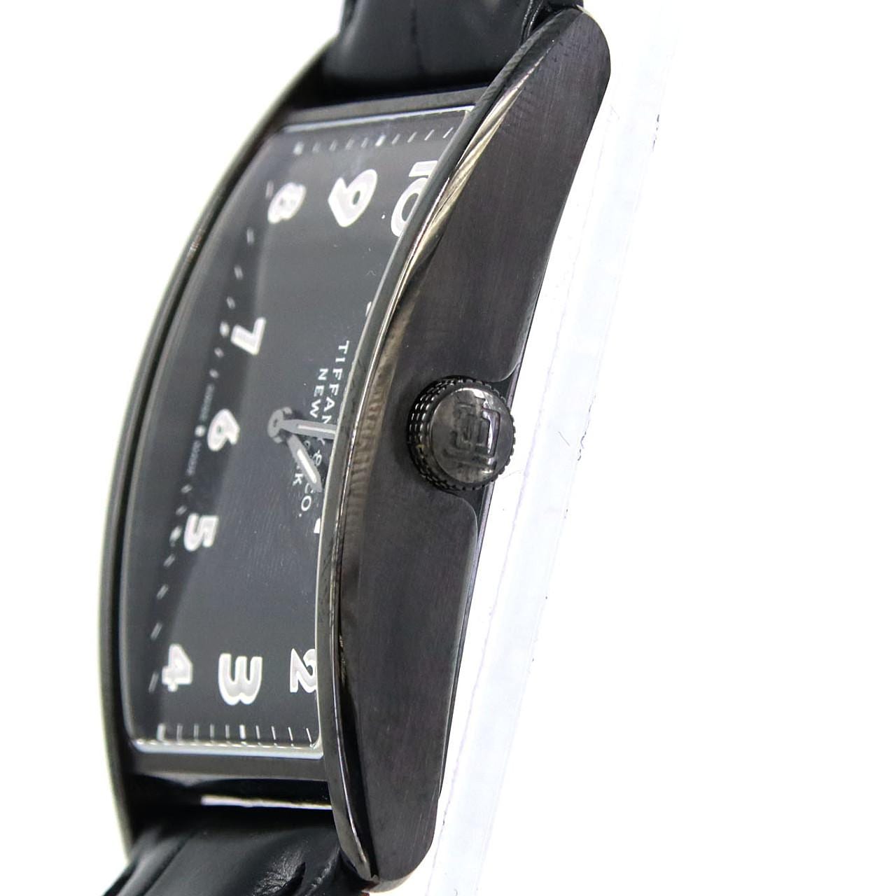 ティファニー イーストウエストブラックセンス 3744129 SS クォーツ