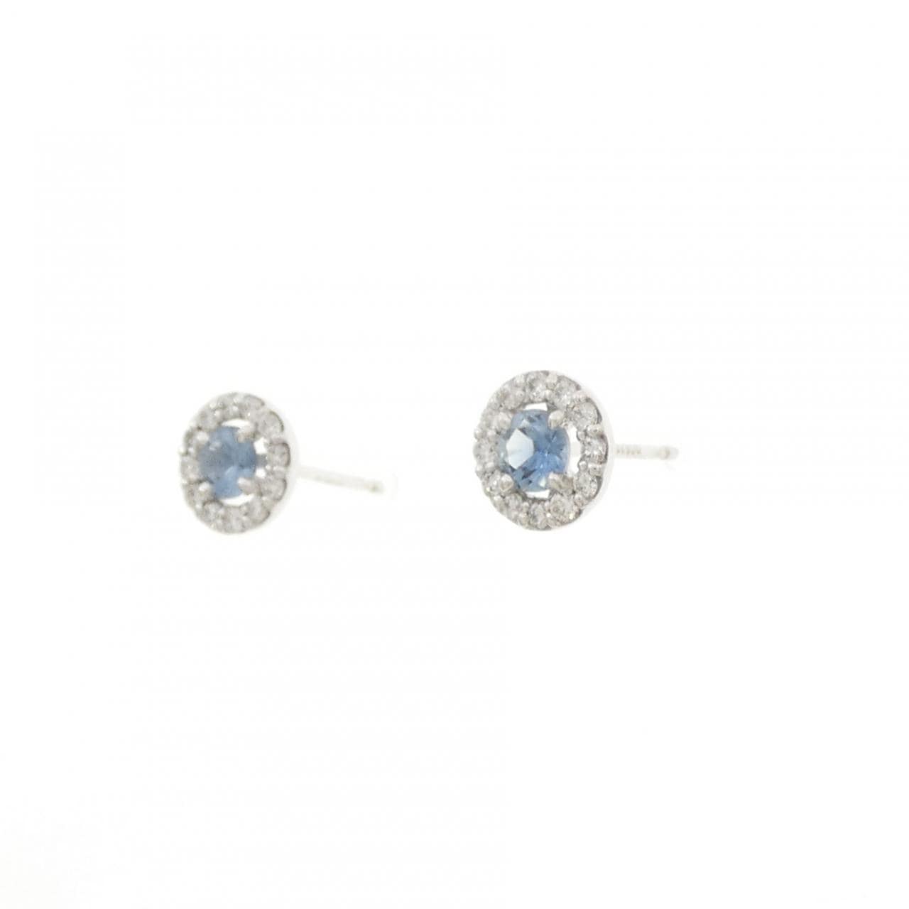 PT900 サファイヤ ピアス 0.38CT