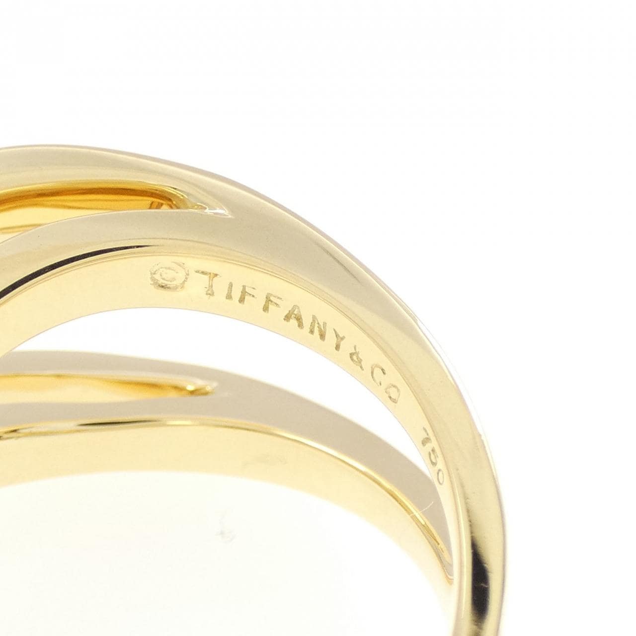 ティファニー インフィニティ ダブルクロス リング