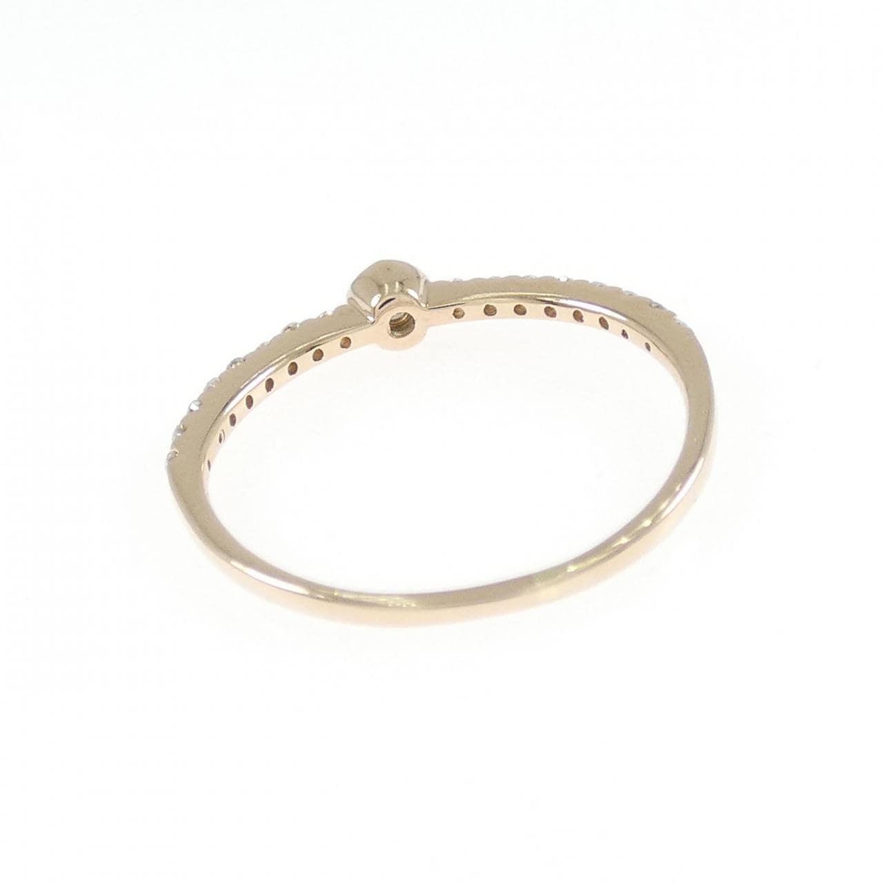 K18PG ダイヤモンド リング 0.18CT