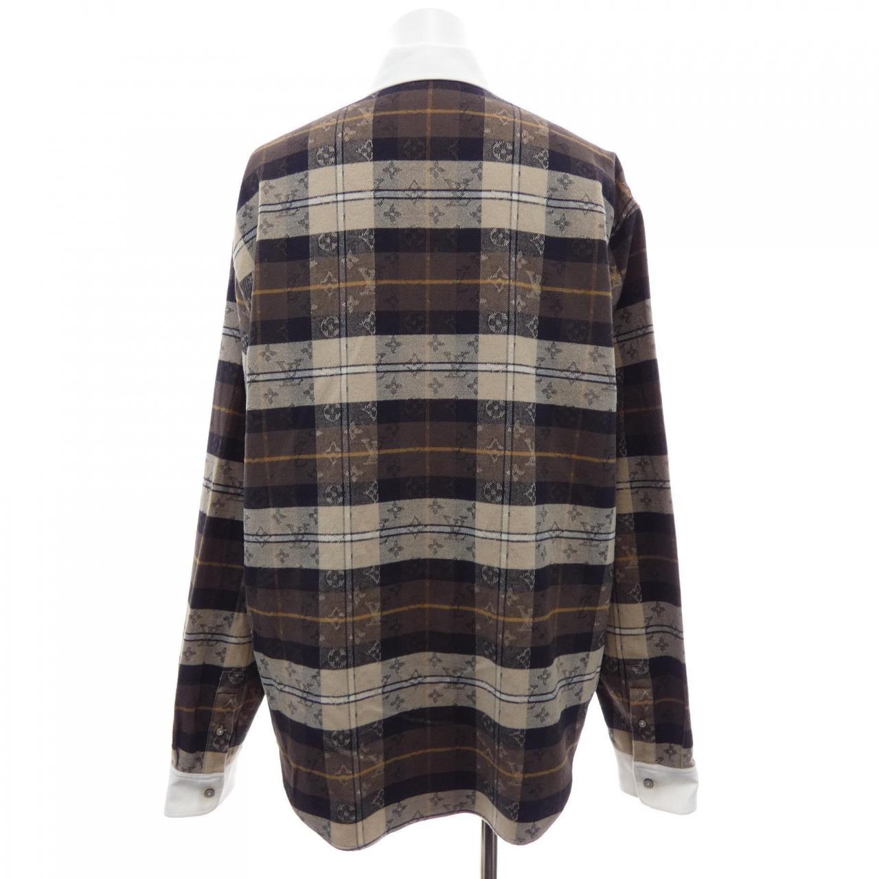 ルイヴィトン LOUIS VUITTON モノグラムフランネル HUS33WWLE シャツ