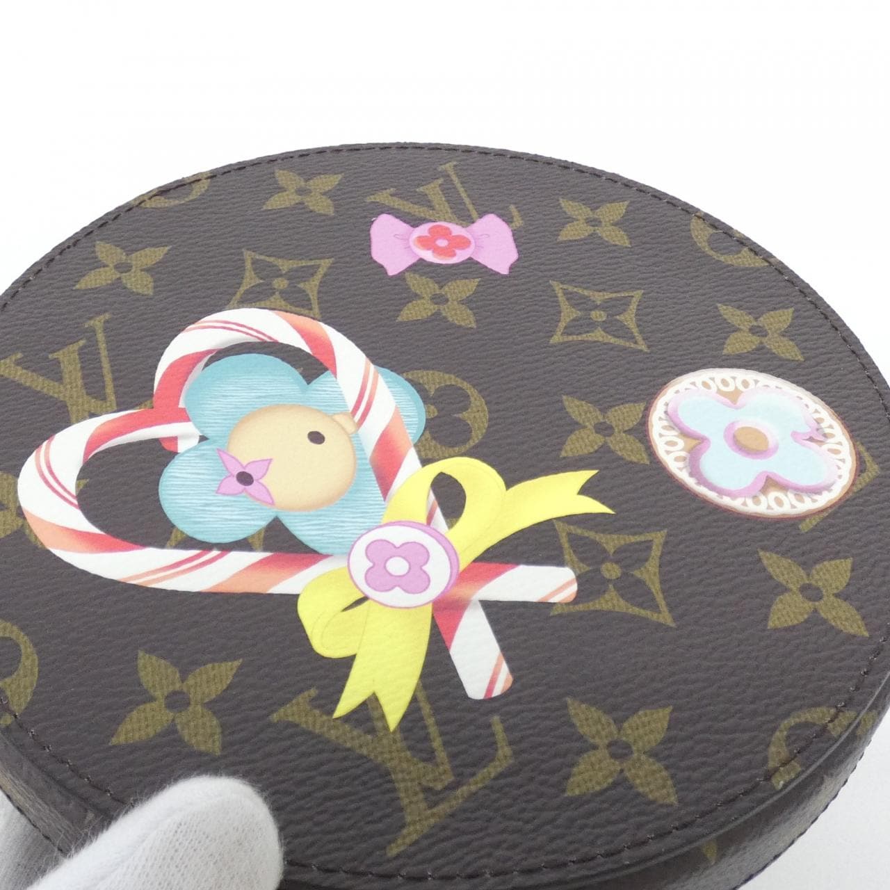 ルイヴィトン モノグラム(キャンディ ファクトリー) ボックス ラウンド ヴィヴィエンヌ GI1169 アクセサリーボックス