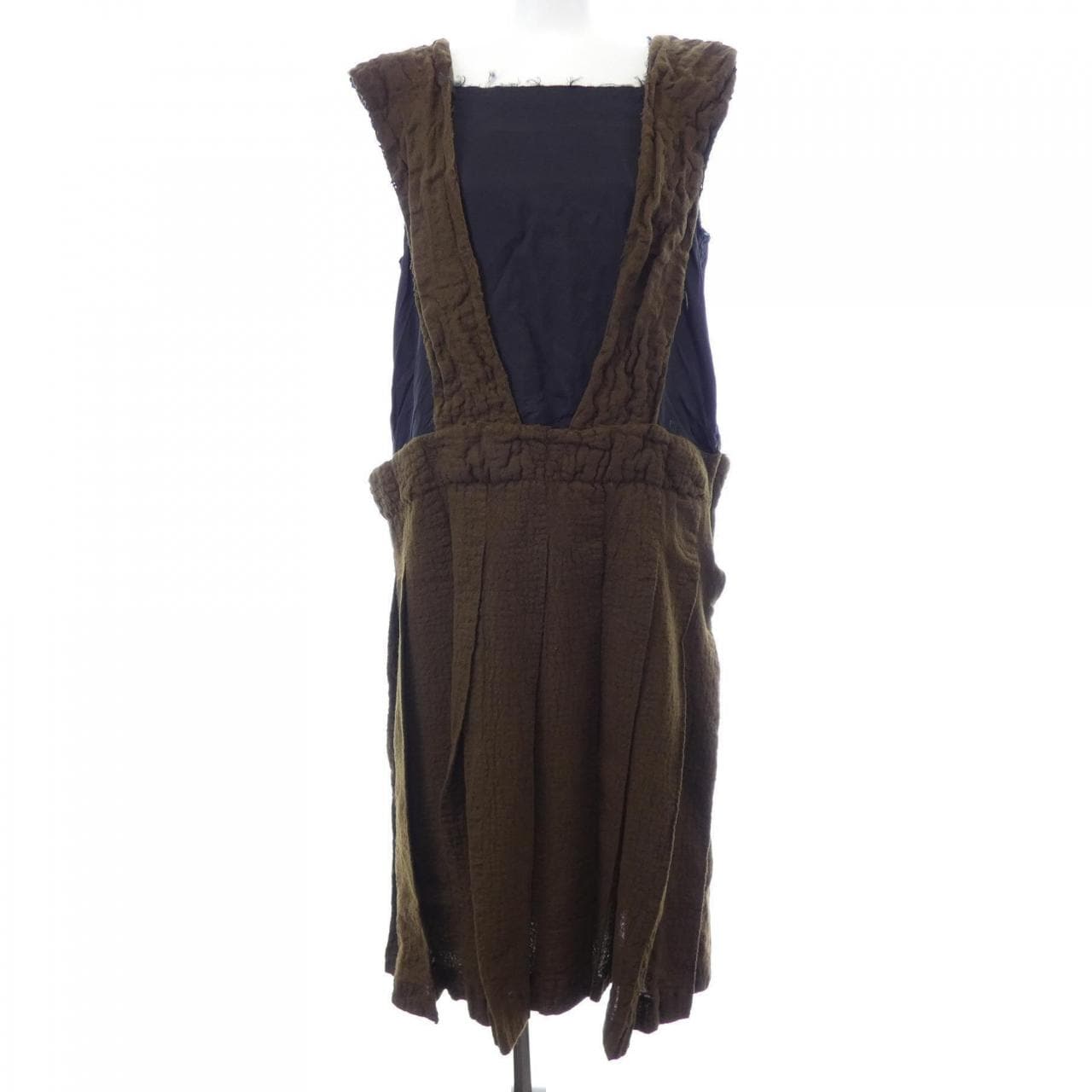 黑色COMME desGARCONS1F-A002连衣裙