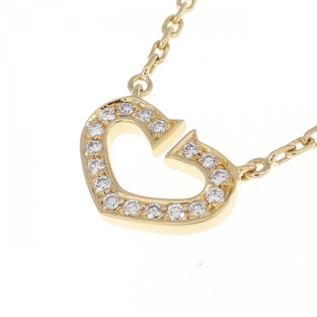 Cartier C heart necklace