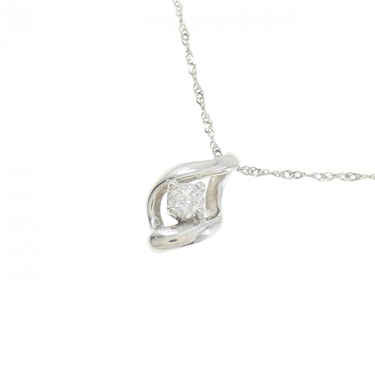 PT ダイヤモンド ネックレス 0.14CT