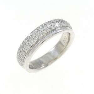 PT パヴェ ダイヤモンド ピンキー リング 0.30CT