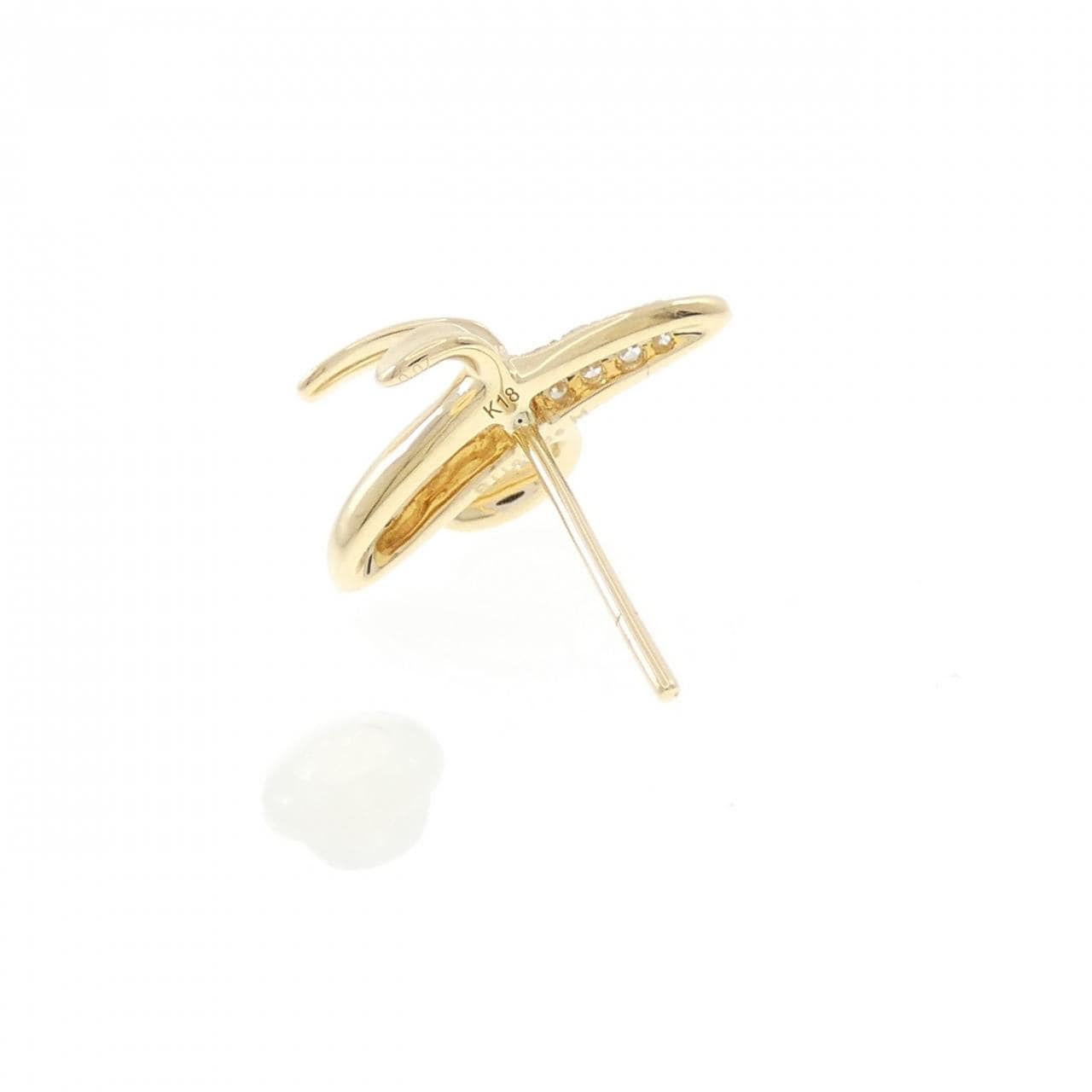 ビジュードエム バナナ ピアス 0.07CT 片耳