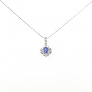 PT850 サファイヤ ネックレス 0.63CT