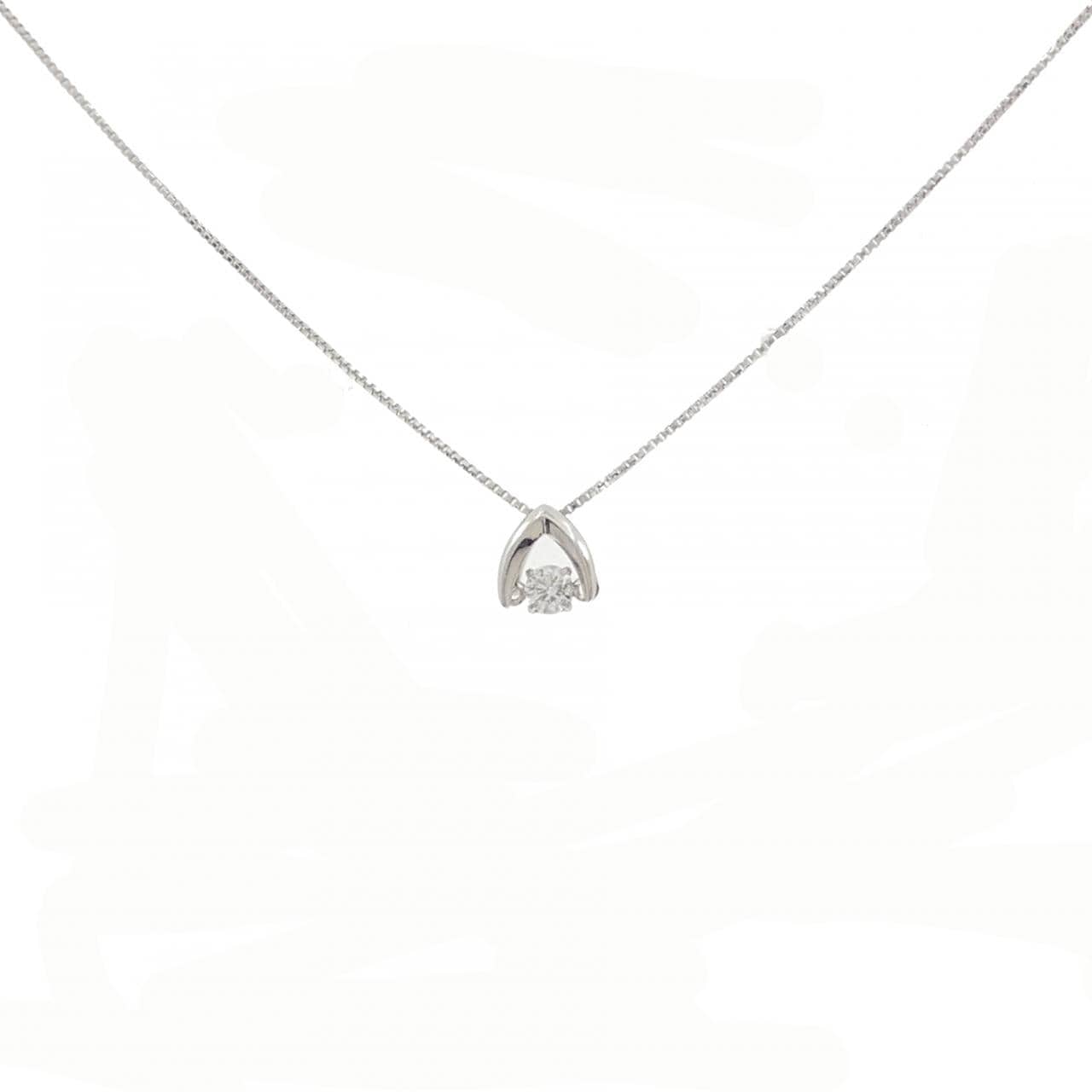 PT900/PT850 ダイヤモンド ネックレス 0.093CT