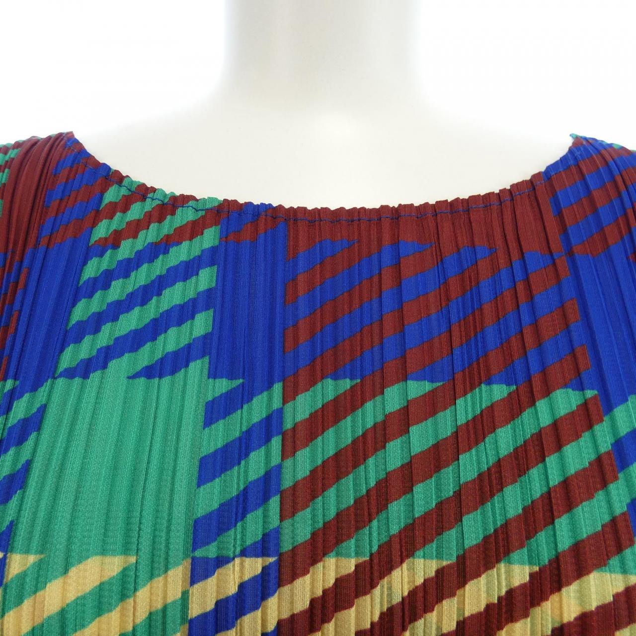 プリーツプリーズ PLEATS PLEASE 2014 チェック PP43-JH685 7569085 ワンピース