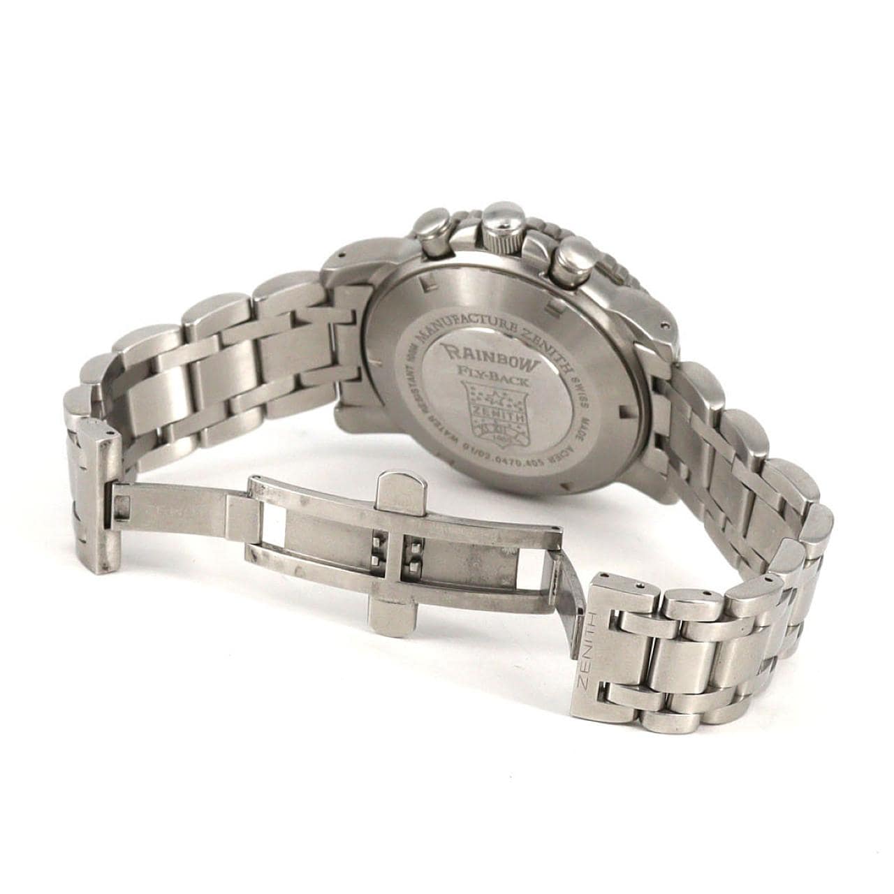 【ノーメンテナンス還元価格】ゼニス レインボーフライバック 02.0470.405/25 SS 自動巻