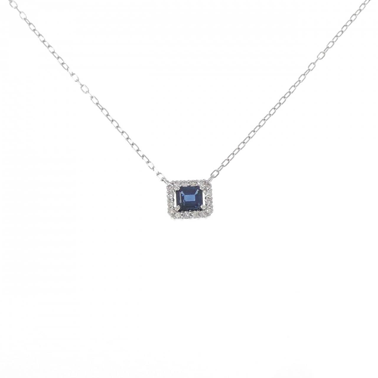 PT900/PT850 サファイヤ ネックレス 0.29CT