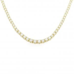 K18YG ダイヤモンド ネックレス 6.373CT