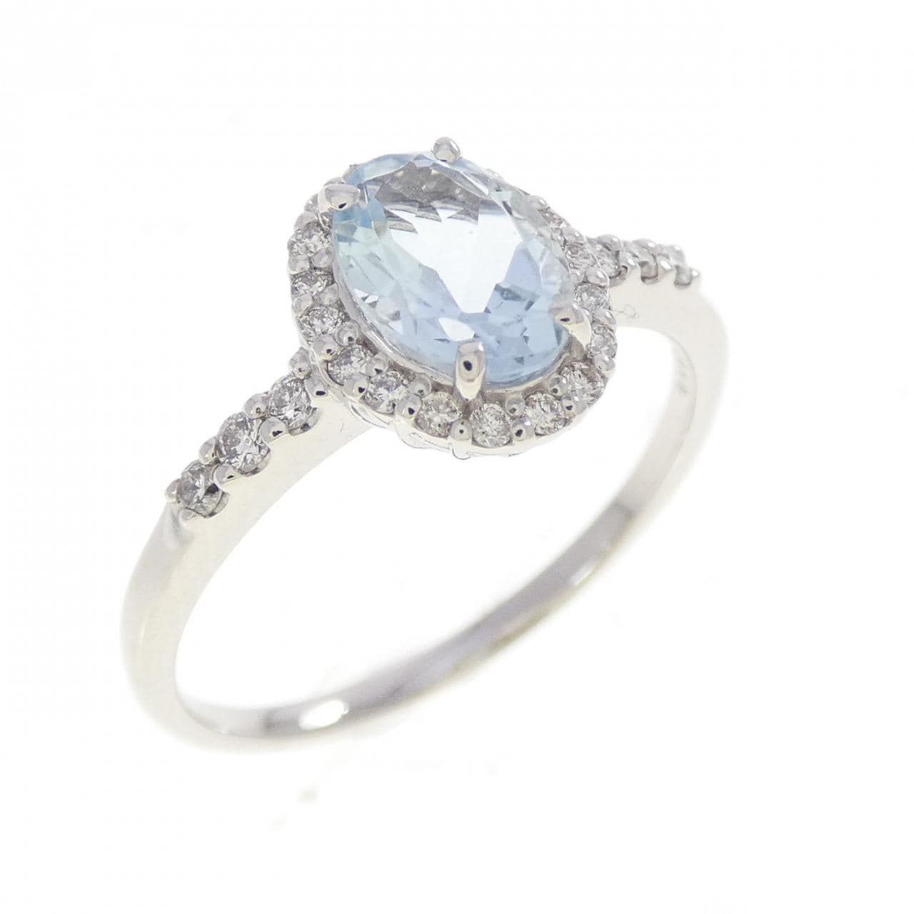 PT900 アクアマリン リング 0.66CT