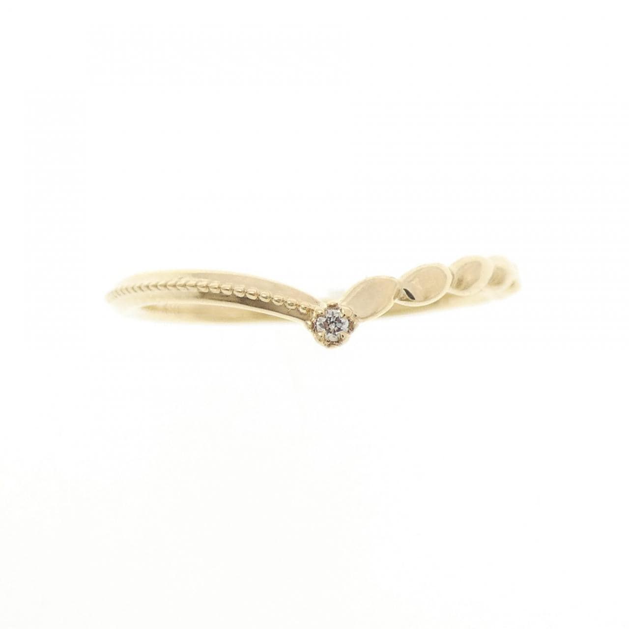アガット ダイヤモンド リング 0.007CT