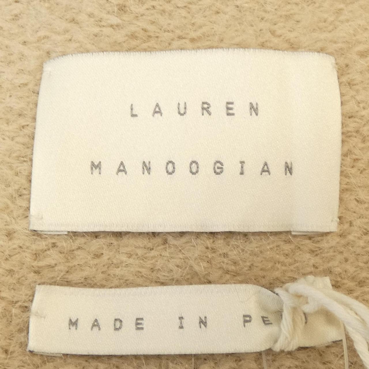 ローレンマヌーギアン LAUREN MANOOGIAN ロングカーディガン