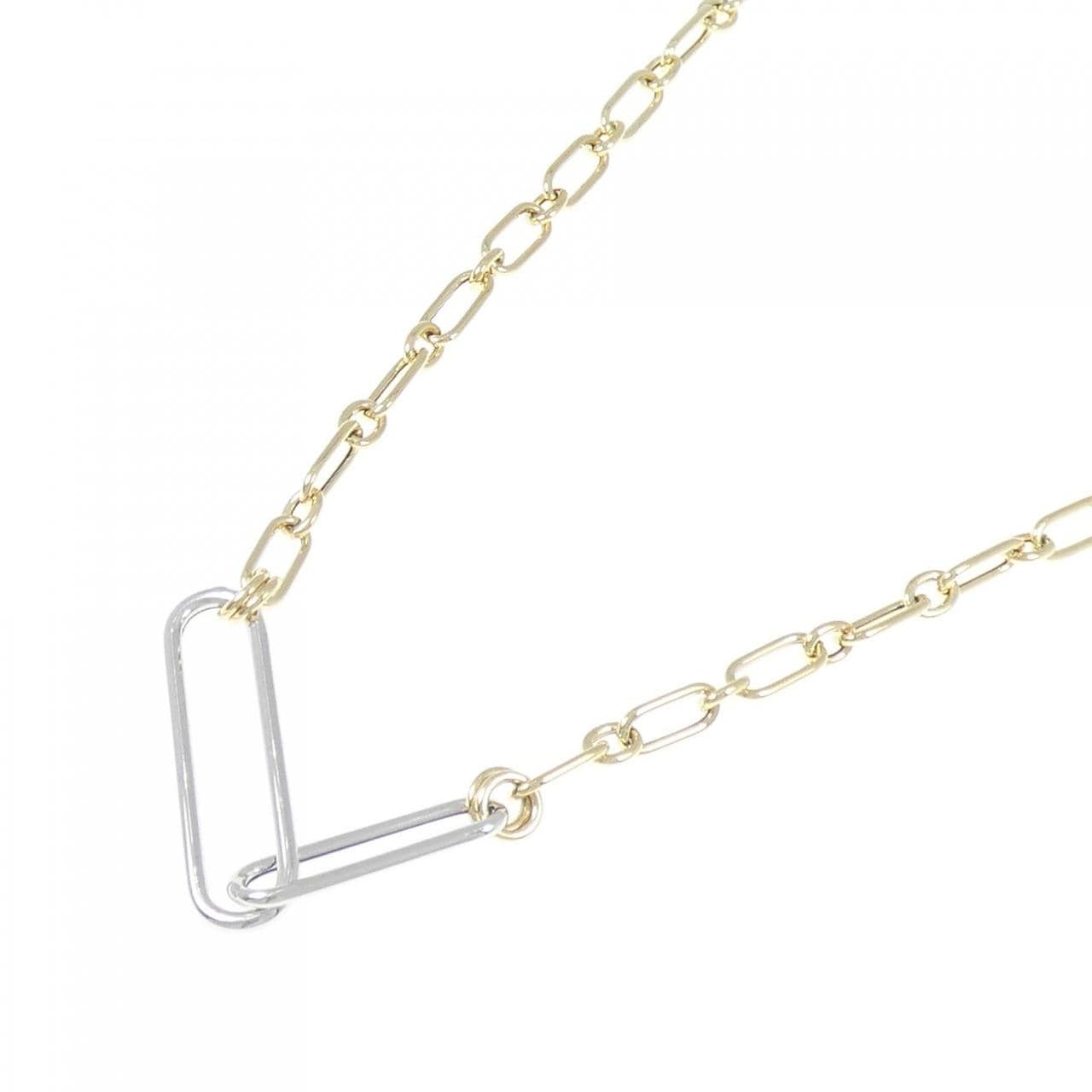 750YG/750WG necklace