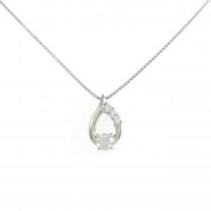 PT900/PT850 ダイヤモンド ネックレス 0.222CT D VS1 Fair