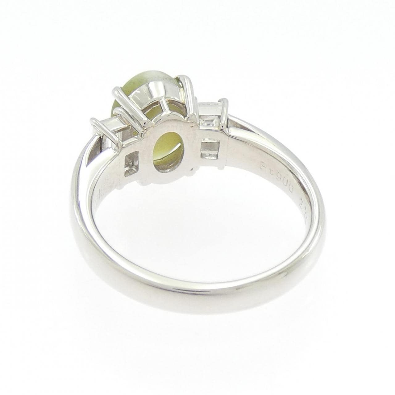 PT900 クリソベリルキャッツアイ リング 2.74CT