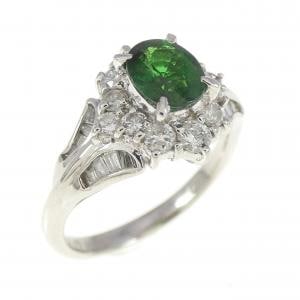 PT900 グリーンガーネット リング 0.80CT