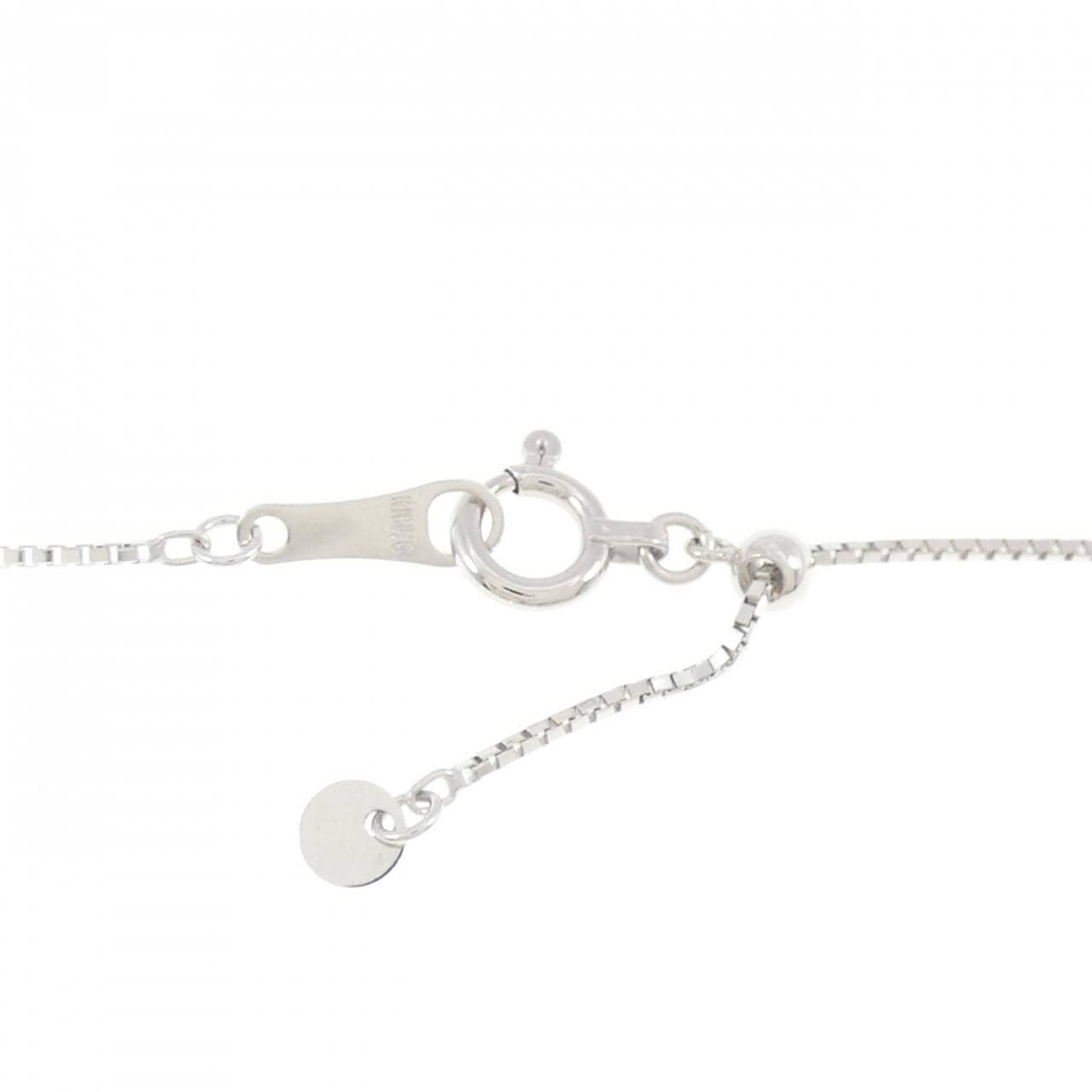 K18WG ダイヤモンド ネックレス 1.00CT