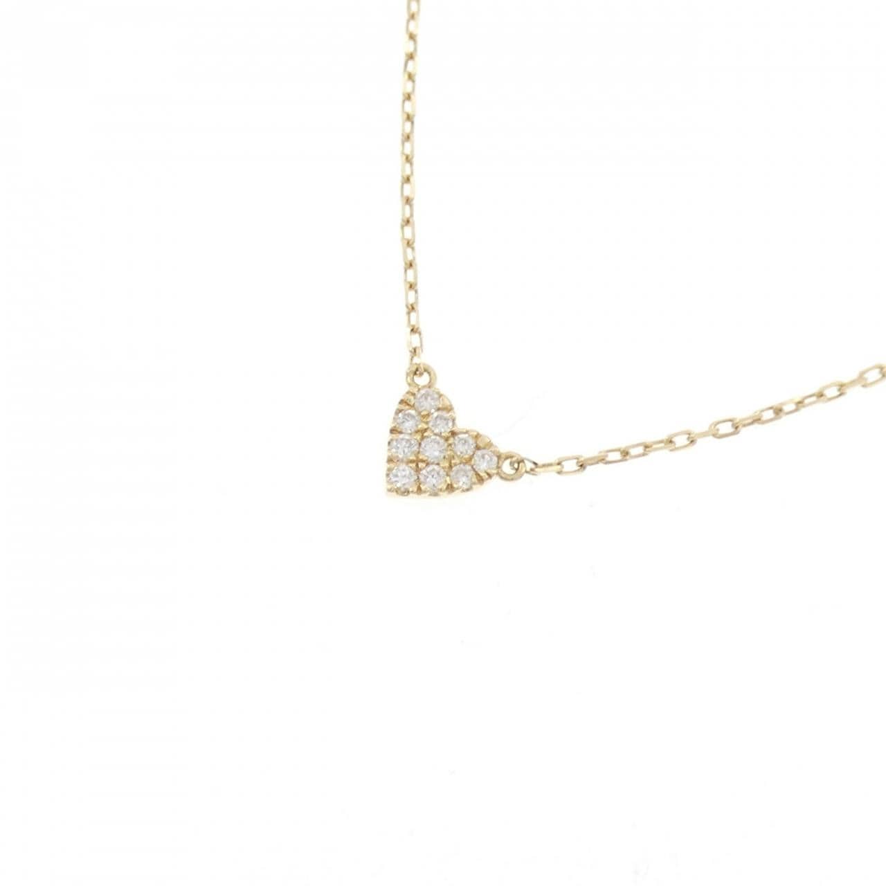 アーカー ハートパヴェ ネックレス 0.05CT