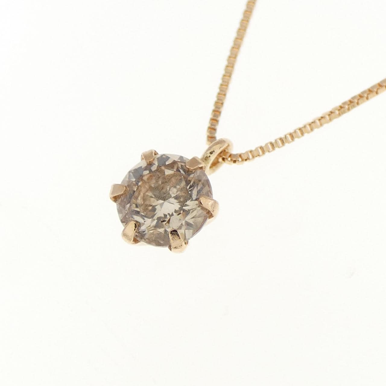 K18PG ダイヤモンド ネックレス 0.30CT