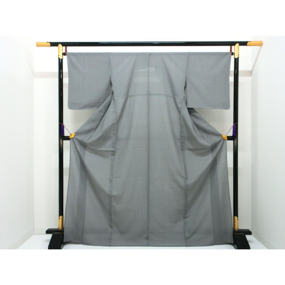 【未使用品】単衣　駒絽江戸小紋　行儀