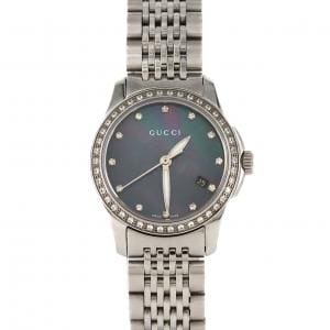 【ノーメンテナンス特価】グッチ Gタイムレス/D･12P 126.5 SS クォーツ