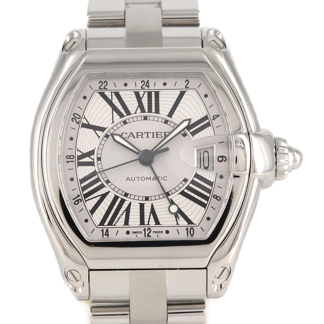 Cartier Roadster GMT XL W62032X6 SS自动上弦