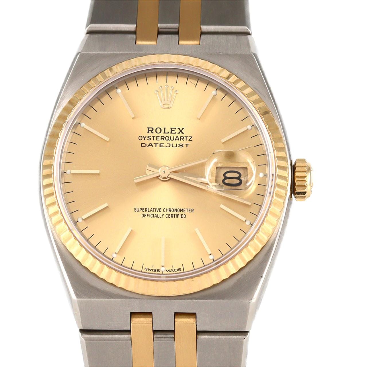 ロレックス オイスタークォーツ 17013 SSxYG クォーツ