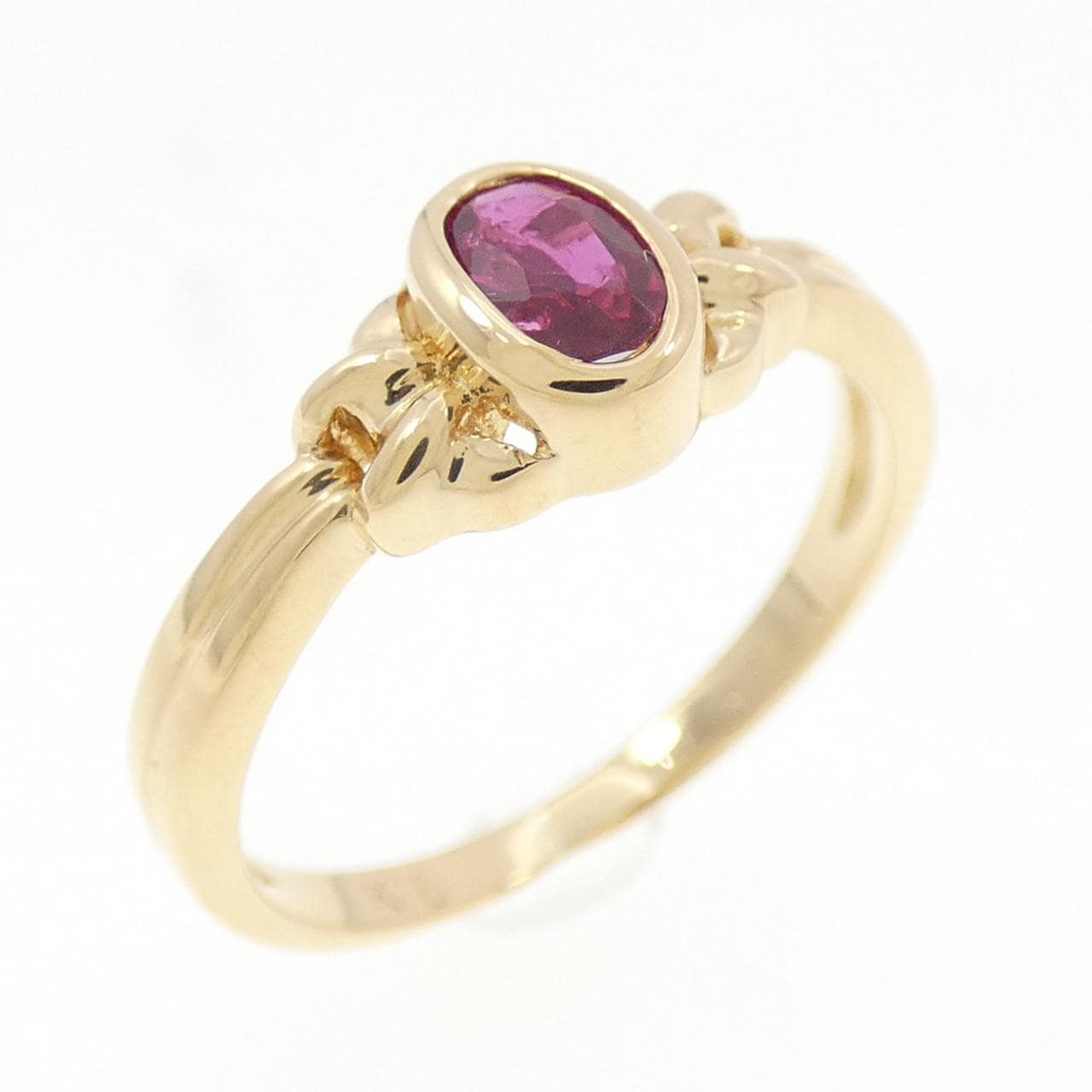 K18YG ルビー リング 0.25CT