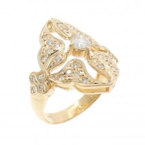 K18YG ダイヤモンド リング 0.54CT