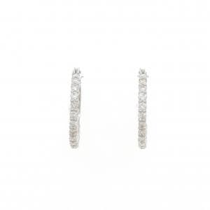 PT ダイヤモンド ピアス 0.50CT