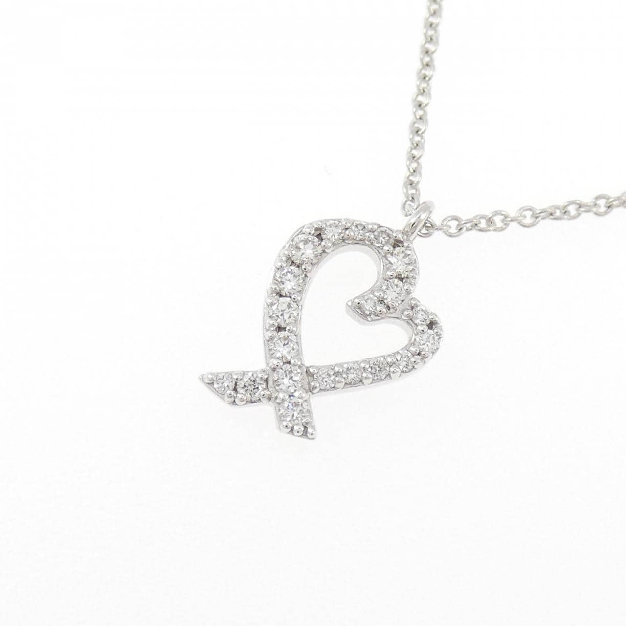 ティファニー ラビングハート ネックレス