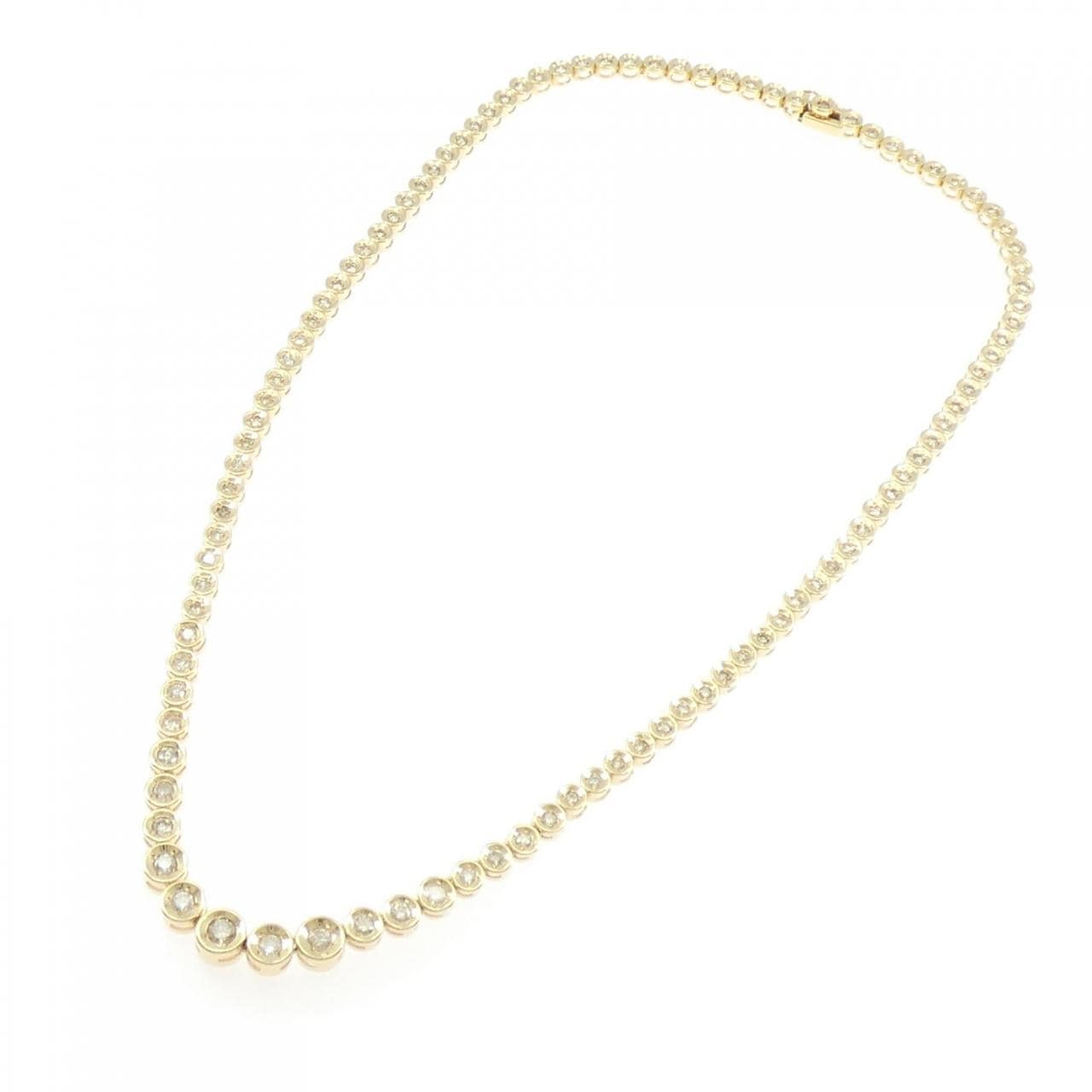 K18YG ダイヤモンド ネックレス 3.00CT