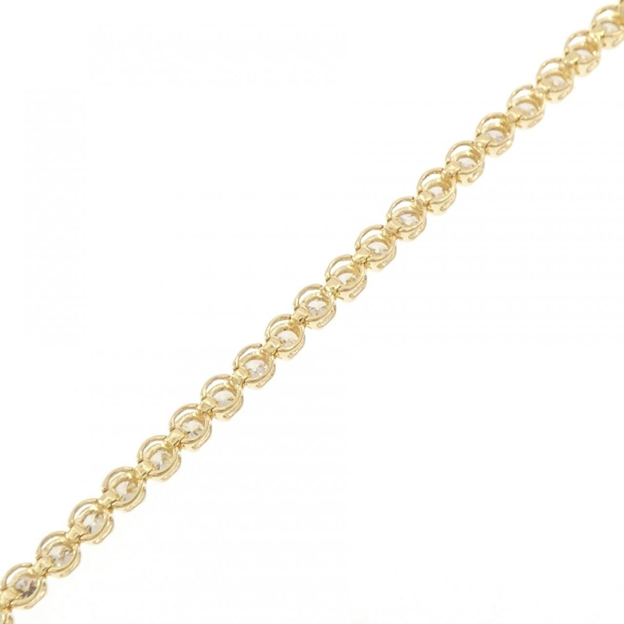 K18YG ダイヤモンド ブレスレット 1.06CT