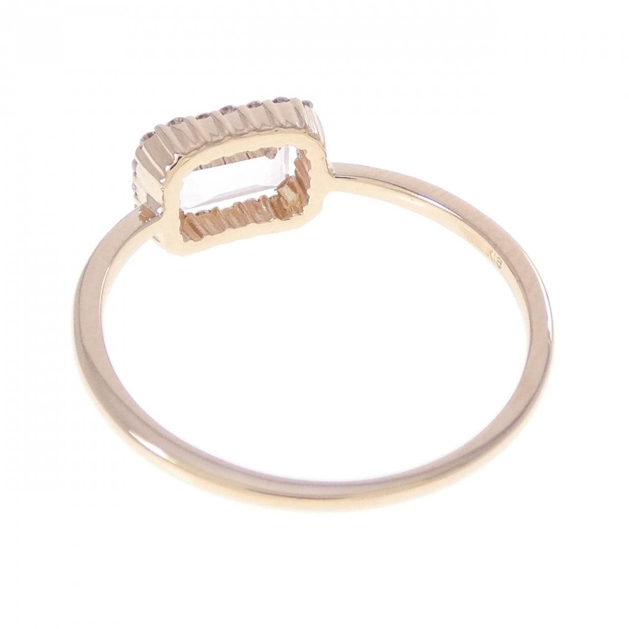 K18PG モルガナイト リング 0.51CT