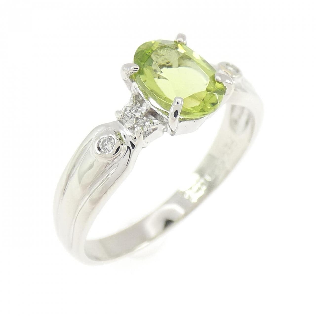 PT900 ペリドット リング 0.92CT