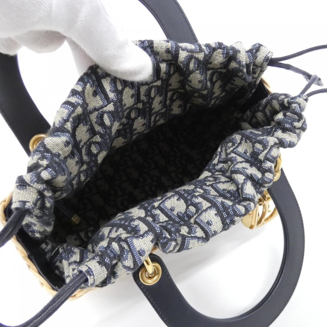 クリスチャンディオール DIOR OBLIQUE レディ ディオール ミディアム M0565CMVO バッグ