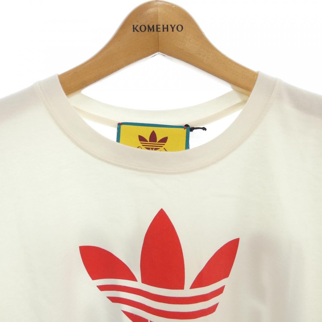 グッチ GUCCI ADIDAS コットンジャージーTシャツ 717422 XJEXJ Tシャツ