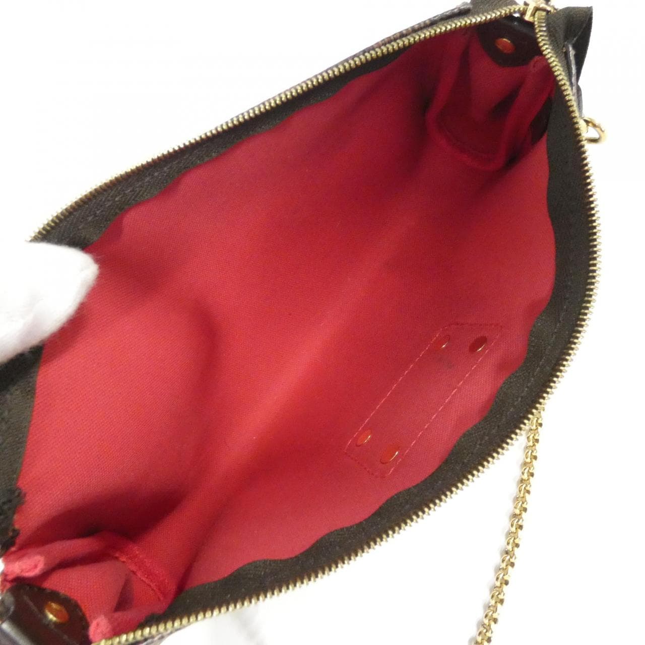 ルイヴィトン ダミエ エヴァ N55213 ショルダーバッグ