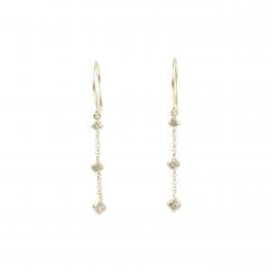 K18YG ダイヤモンド ピアス 0.30CT